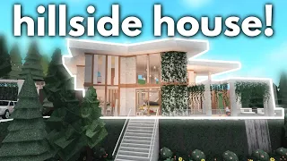 Building a HILLSIDE HOUSE in Bloxburg