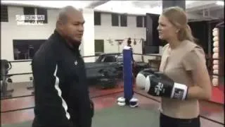 David Tua training for Monte Barrett rematch.