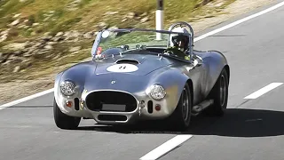 Shelby Cobra 427 S/C Roaring on a Swiss Hillclimb Pass!