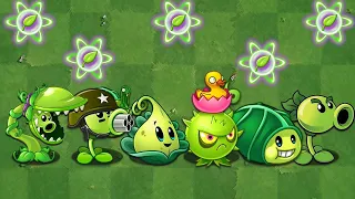 PvZ 2 Challenge - How many Plant can defeat All Conehead Zombie With 5 Plant Food ?