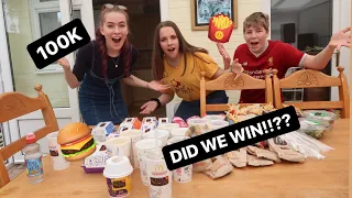 I SPENT £100 ON MCDONALDS MONOPOLY TO TRY AND WIN THE MAYFAIR - £100000 MCDONALDS MONOPOLY CHALLENGE