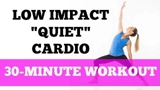 Fat Burning Cardio Low Impact Quiet Barefoot - Full 30-Minute Workout (Cardio Mat Fusion 2)