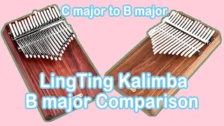 I tuned my LingTing Kalimba to B major. How does it sound? | Kalimba Sound Comparison