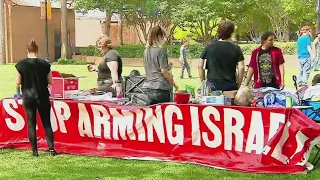 Peaceful protests at UT Dallas after arrests, arraignments