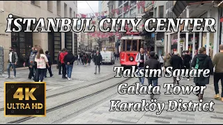 ISTANBUL TURKEY 2024 ISTIKLAL STREET - GALATA TOWER AND KARAKOY WALKING TOUR