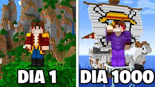 SOBREVIVI 1000 DIAS NO MINECRAFT HARDCORE AMPLIFICADO - O FILME