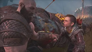 God of War первый босс тролль Дейди Кеймпадр