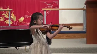 Lya Stern Violin Studio, Nov 2018, Chloe Lee, Polish Dance, E. Severn