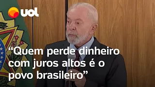 Lula manda indireta para Campos Neto: 'Quem perde dinheiro com juros altos é o povo brasileiro'