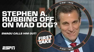 Mad Dog's 'sittin' in Stephen A.'s seat & it's already rubbin' off on him!' - Swagu 🗣️ | First Take