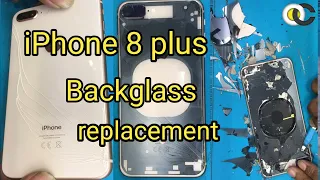 Iphone 8 plus backglass replacement, i phone 8 plus backglass change............