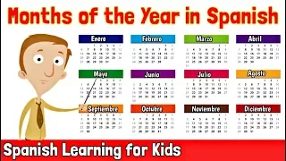Months of the Year in Spanish | Spanish Learning for Kids