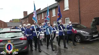 Ulster First Flute Band @ Sandy Row Remembrance Sunday Parade 12/11/23