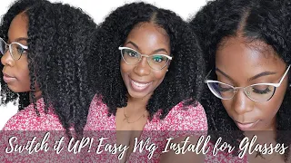 Wig 411: Beginner No Bleach No Glue Pre-Cut Pre-Plucked Afro Kinky Curly Closure Wig CurlyMeHair