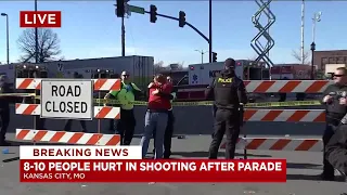 8-10 people hurt in shooting after Chiefs' victory parade