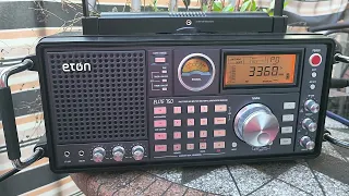Eton Elite 750 ATS scan also works on Shortwave bands to find International broadcast stations