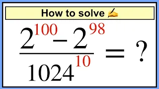 Nice Math Exponent Simplification|Find the Value