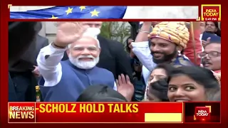 PM Modi's Europe Powerplay: PM Meets German Chancellor Olaf Scholz, Review Bilateral Relations
