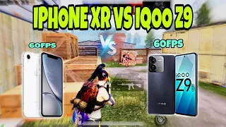 IPHONE XR VS IQOO Z9 1v1 BATTLE 60FPS VS 60FPS