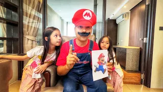 แย่แล้ว! พ่อแบงค์กลายเป็น " มาริโอ้ " | บริ้งค์ไบรท์ 👨🏻‍🔧🍄🐢 Super Mario