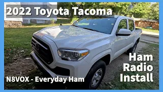 Ham Radio Toyota Tacoma Install - Everyday Ham