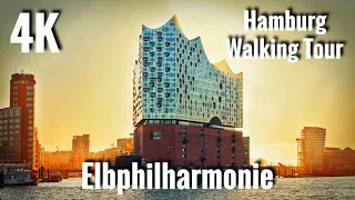 Elbphilharmonie - Concert Hall 4K60 UHD - Hamburg Walking Tour