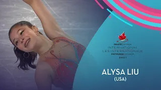 Alysa Liu (USA) | Women SP | Skate Canada International 2021 | #GPFigure