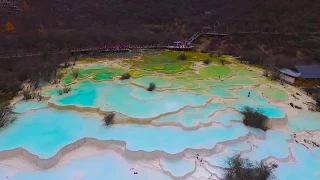 Aerial videography in China with DJI drone - Yellow dragon mountain