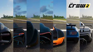 The Crew 2 | All Bugatti Performance and Sound Comparisons