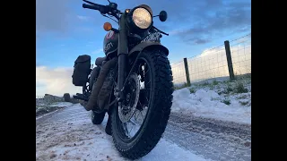 Royal Enfield Classic 350 - Trail tyres fitted!