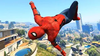 Spider-Man Ragdolls Epic Fails | GTA 5 Euphoria Physics Funny Moments Part.17