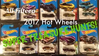 2017 Hot Wheels Super Treasure Hunts