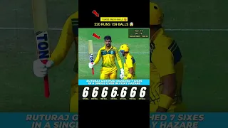 Ruturaj Gaikwad 7 Sixes #shorts #ruturajgaikwad #cricket