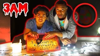 Do Not Play OUIJA BOARD at 3AM! (Noises Heard On Camera)