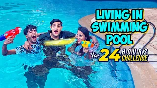 ২৪ ঘণ্টা পানিতে থাকার প্রতিযোগিতা | Living In Swimming Pool For 24 Hours Challenge | Rakib Hossain
