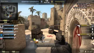 mirage CT pistol ace all headshots CS:GO stattrak USP-S stainless