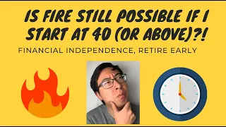 3 Tips To Help You Achieve FIRE If You're Age 40 (Or Above) | Andy's FIRE Club