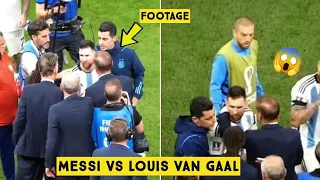 😱 Messi vs Louis Van Gaal FIGHT Full Footage | Messi Celebrates in Front of Van Gaal