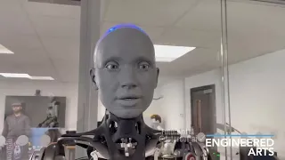 Ameca The Multilingual AI Robot that Speaks and Translates