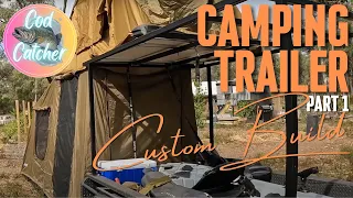 DIY Camping Trailer Build, Frame & Rooftop Tent with Annexe installed. Part 1