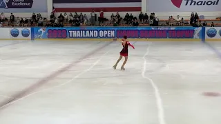 Chiranat CHINPRAPAKRON (THA). Thailand open 2023, FS  (Basic novice girls)