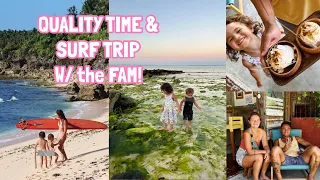 A quick getaway for some quality fam time up North of Siargao!