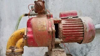 Restoration of Old and Rusted Electric Water Pump 220 Volts