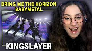 INSANE!! Bring Me The Horizon - 'Kingslayer' ft. BABYMETAL | Singer Reacts | Live In Tokyo