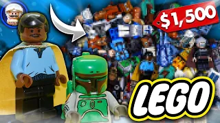 $1,500 LEGO Star Wars Minifigure LOT Unboxing (CLOUD CITY FIGS)