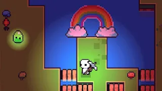 I was confused untill i understood what to do with the mushrooms around the rainbow