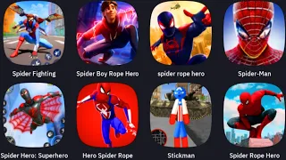 Spider Fighting, Spider Boy Rope, Spider Rope Hero, The Amazing Spider-Man 1, Spider Hero Superhero,