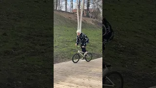 Bmx CrankFlip trick #respect #bmx #youtubeshorts #bmxlife #велосипед #tricks