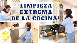 3 SIMPLES PASOS PARA LIMPIAR TU COCINA DE FORMA PROFUNDA! Limpia conmigo la cocina!