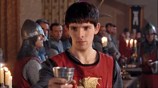 Merlin – 1x04 – The Poisoned Chalice – Merlin Drinks Poison  Meant for Arthur [Reupload]